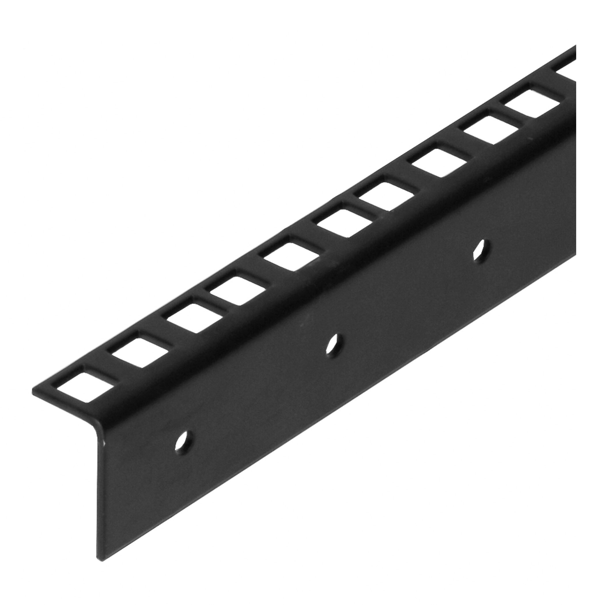 Guia rack acero perforada 2mm 3U - 6135-03h