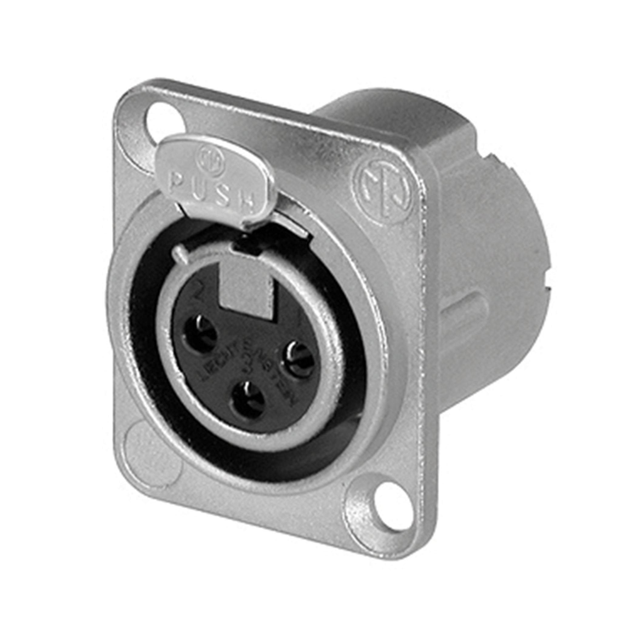 Neutrik - Base hembra XLR D 3 - vn-nc3fd-lxh