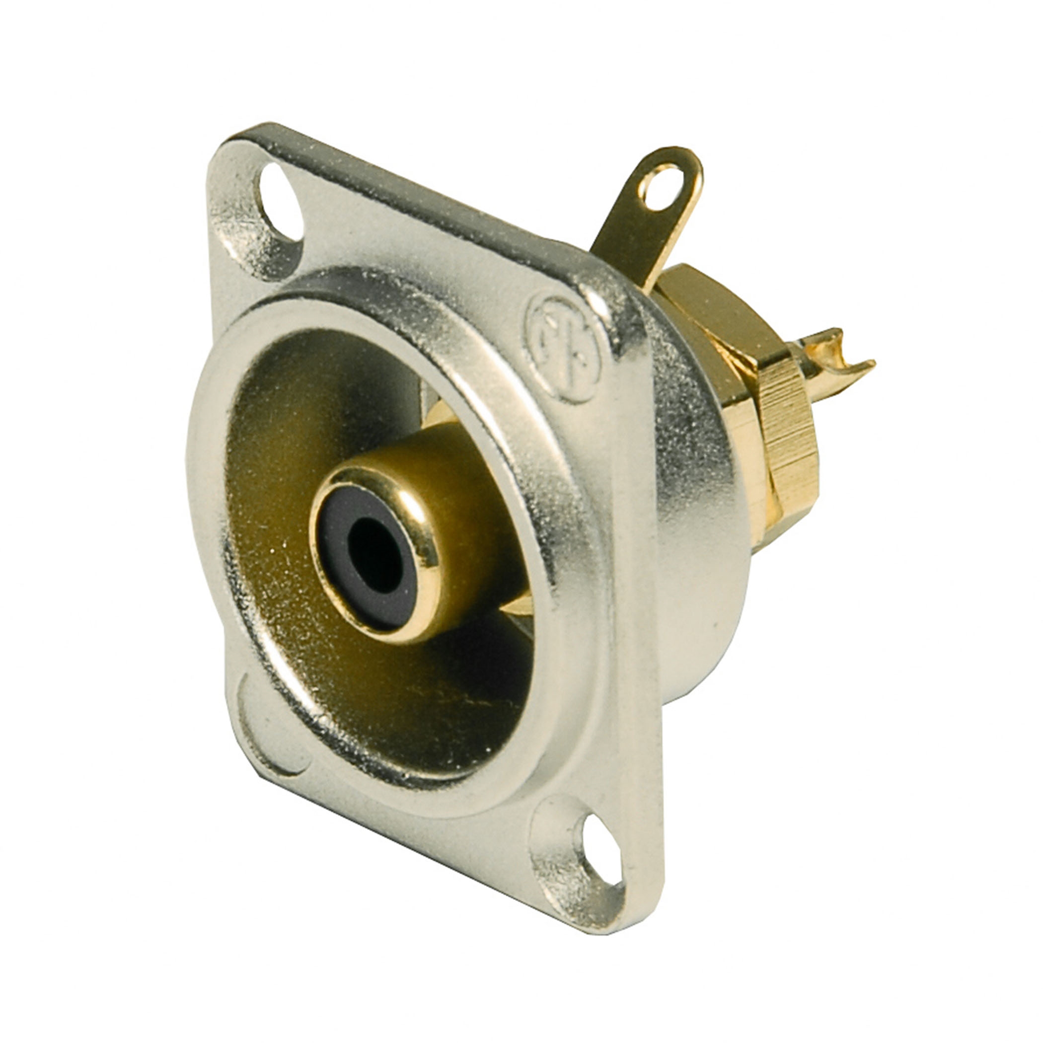 Neutrik - Base cinch aislante negro - vn-nf2d-0h