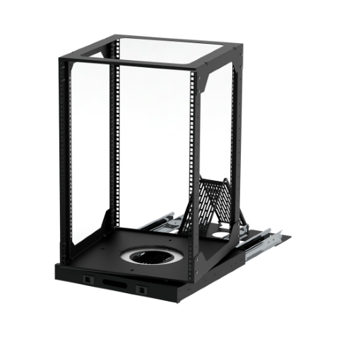 Rack acero 19" "Slide & Rotate"