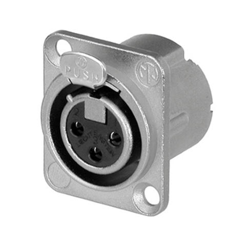 Neutrik - Base hembra XLR D 3