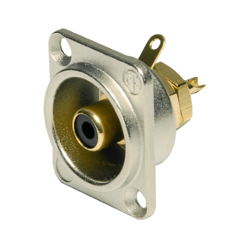 Neutrik - Base cinch aislante negro