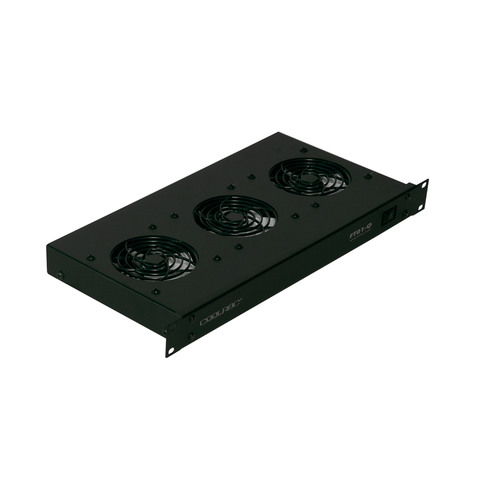 Boitier 1U 19" 3 vent. silencieux