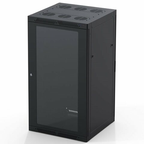 Serveur rack 19" 22U 0.6m P.verre trempé