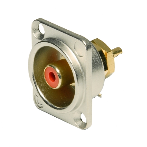 Neutrik - Base Cinch isolant rouge